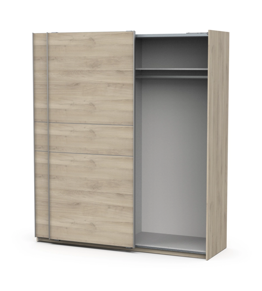 ARMADIO "GHOST" QUERCIA CON ANTE SCORREVOLI, 178X59X203 CM